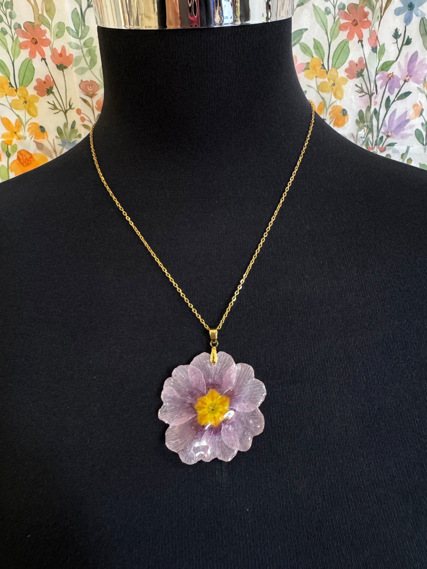 Collar Primula lila