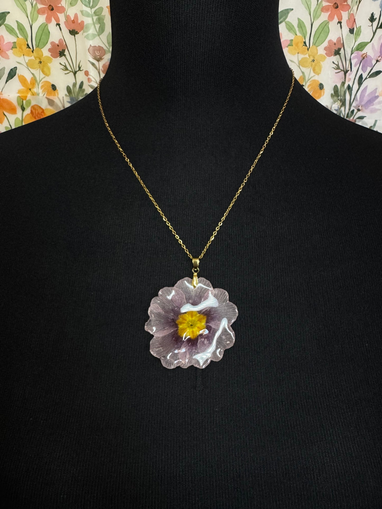 Collar Primula lila