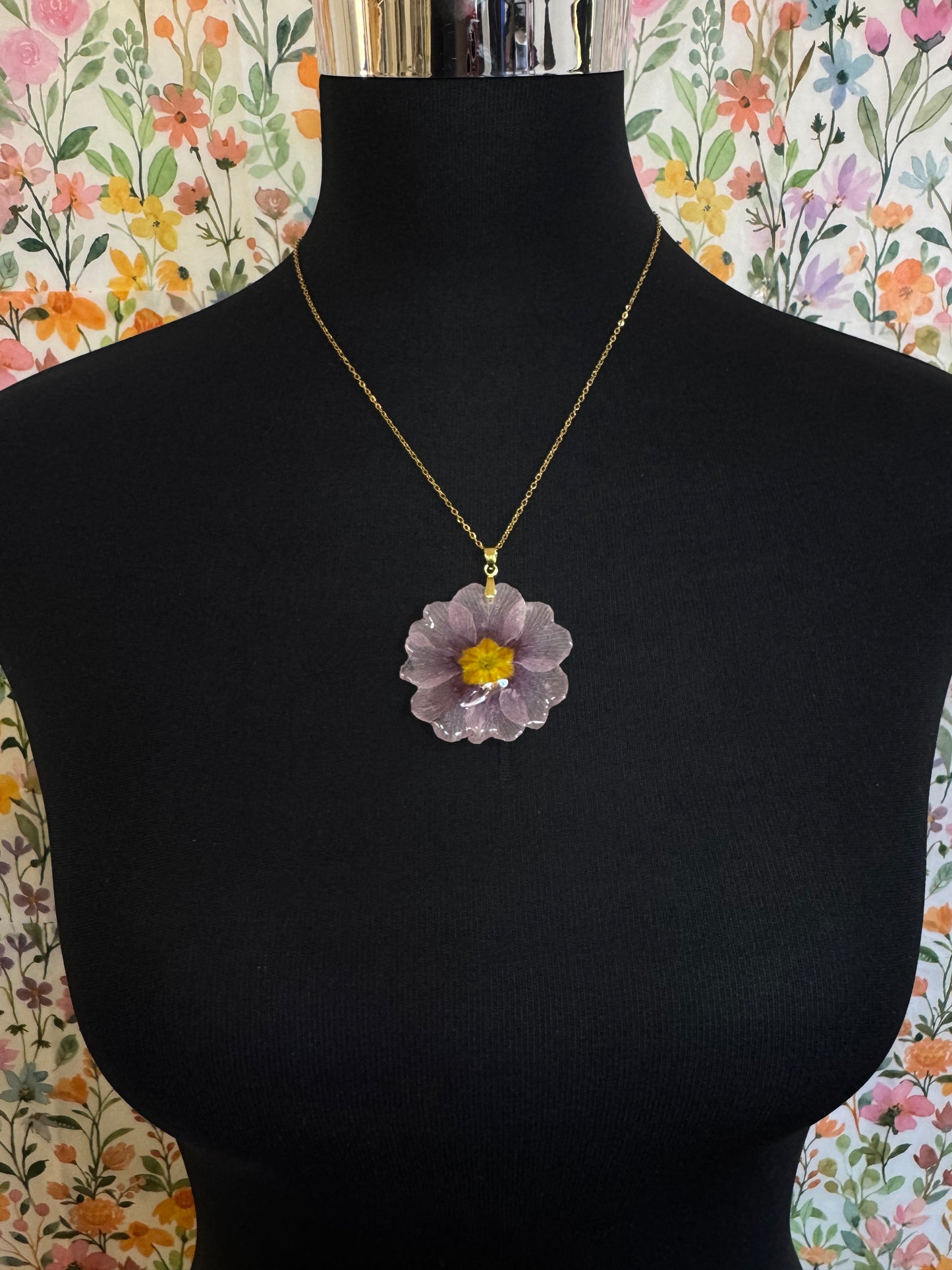 Collar Primula lila